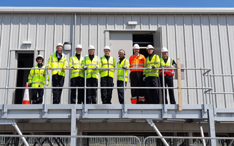 Commission team visit a substation