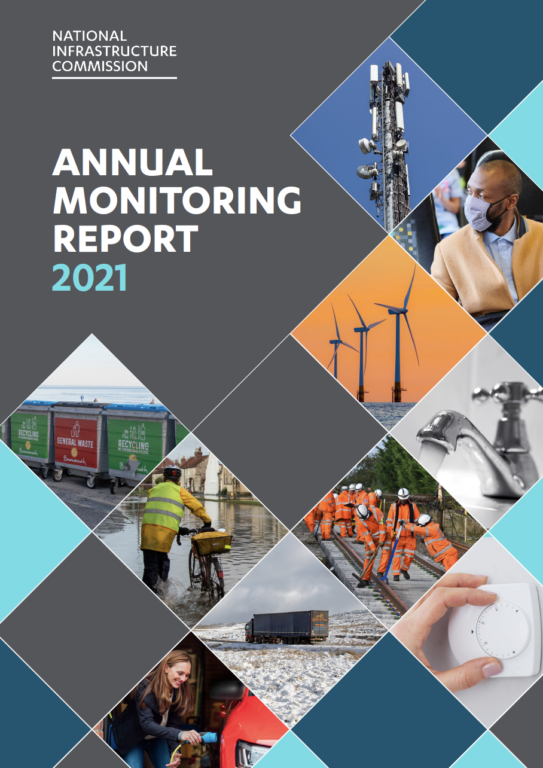 A picture of the cover of the 2021 Annual Monitoring Report