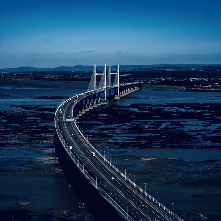 A view over the Severn Bridge