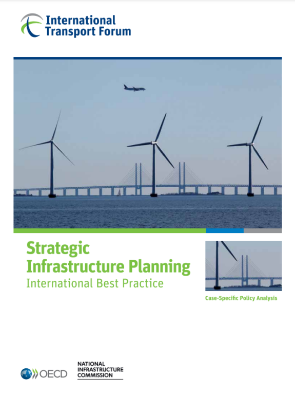 Picture of the cover of the OECD report on strategic infrastructure planning