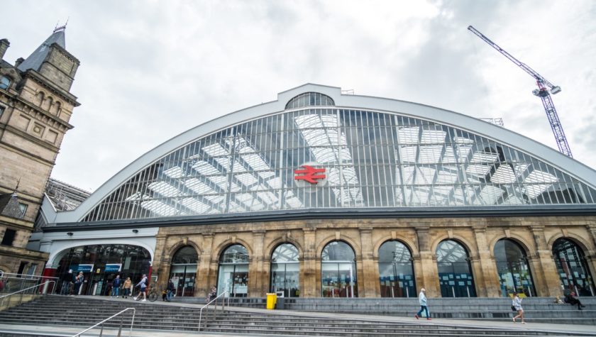 Front of Liverpool Lime Street station