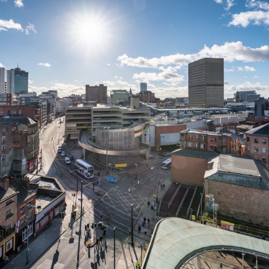 View of Manchester city centre