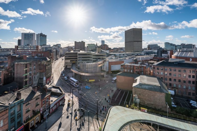 View of Manchester city centre