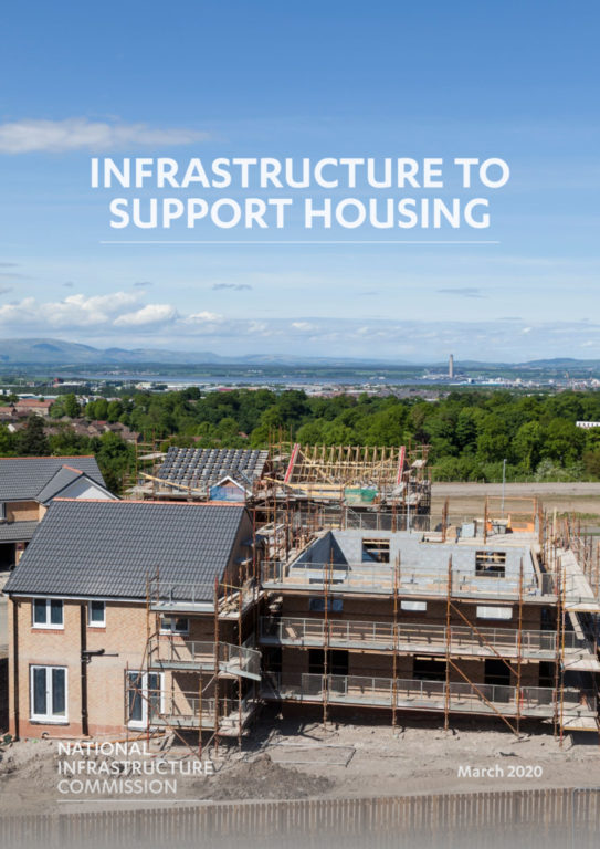Cover of the report Infrastructure to support housing
