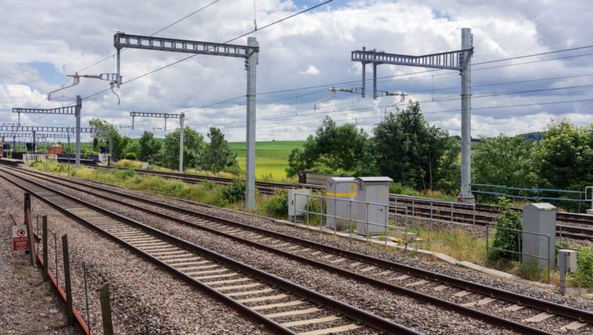 Mainline railway in Oxfordshire