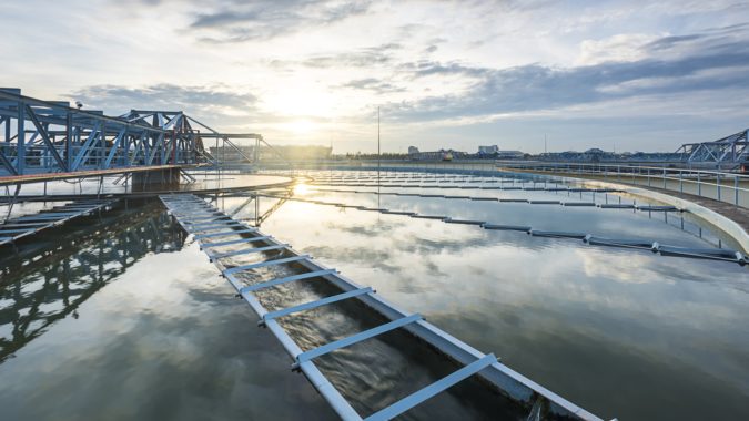 A water treatment plant