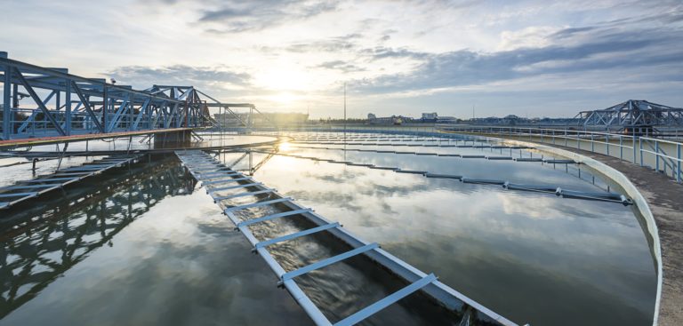 A water treatment plant