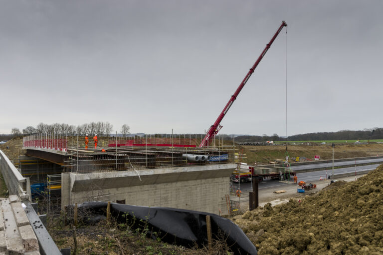 New motorway junction being built