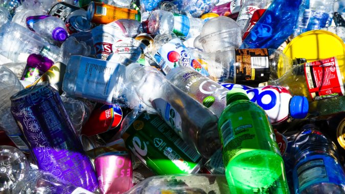 Recyclable plastic waste